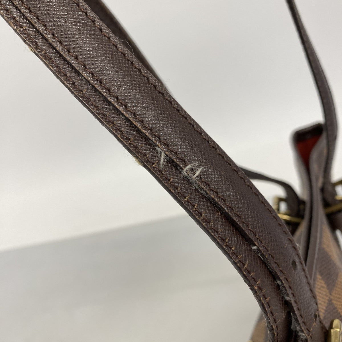 【6fe6598】ルイヴィトン トートバッグ ダミエ マレ N42240 エベヌ【中古】レディース