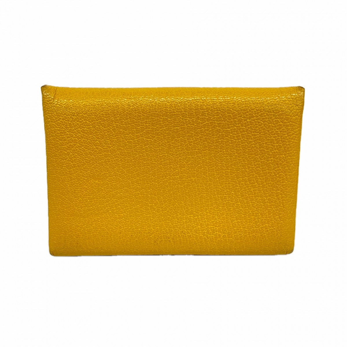 【6fe6604】エルメス コインケース カルヴィ シェブルミゾル ジョーヌアンブル シルバー金具 C刻印【中古】メンズ レディース ユニセックス