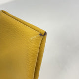 【6fe6604】エルメス コインケース カルヴィ シェブルミゾル ジョーヌアンブル シルバー金具 C刻印【中古】メンズ レディース ユニセックス