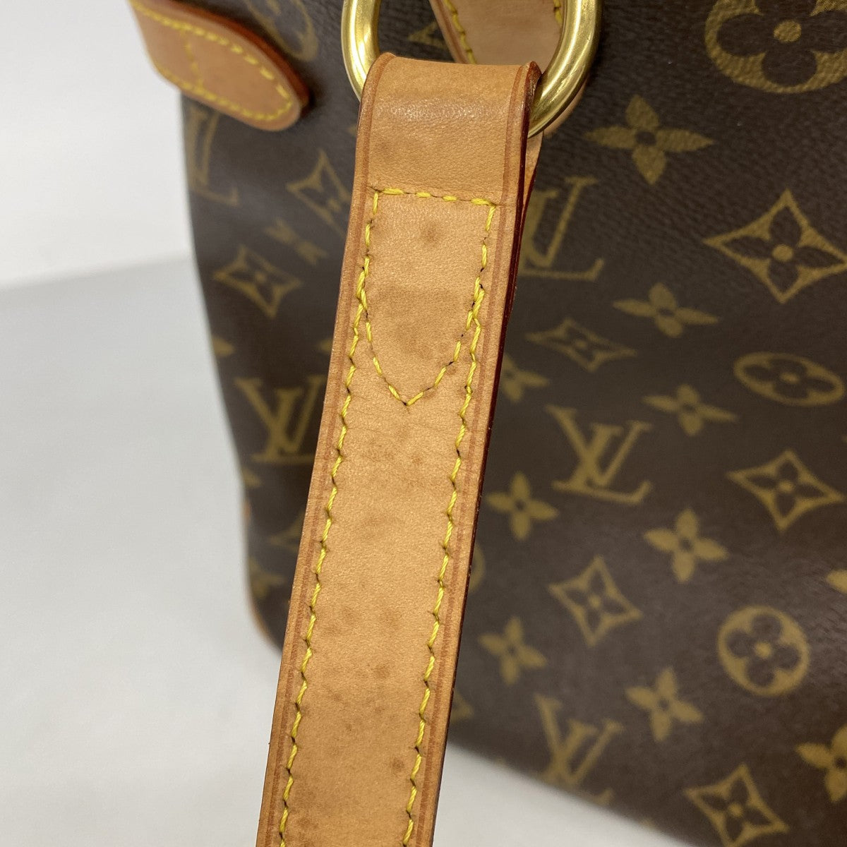 【6fe6611】ルイヴィトン トートバッグ モノグラム バティニョールオリゾンタル M51154 ブラウン【中古】レディース