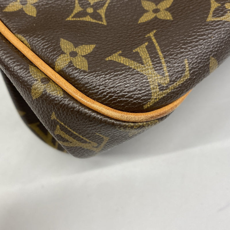 【6fe6612】ルイヴィトン トートバッグ モノグラム バティニョールオリゾンタル M51154 ブラウン【中古】レディース