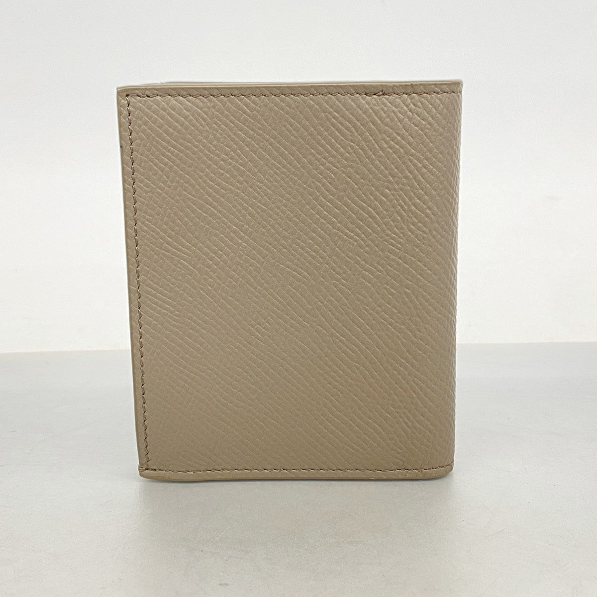 【6fe6615】セリーヌ 財布 レザー グレージュ ゴールド金具【中古】レディース