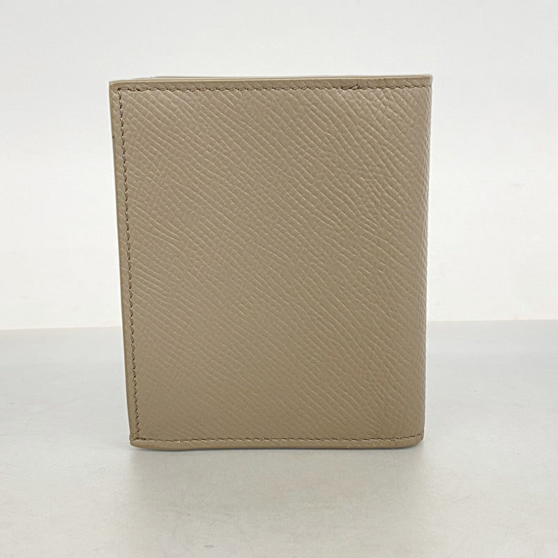 【6fe6615】セリーヌ 財布 レザー グレージュ ゴールド金具【中古】レディース