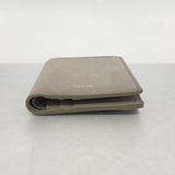 【6fe6615】セリーヌ 財布 レザー グレージュ ゴールド金具【中古】レディース