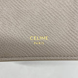 【6fe6615】セリーヌ 財布 レザー グレージュ ゴールド金具【中古】レディース