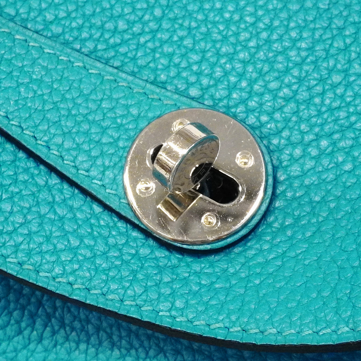 【6fe6617】エルメス ハンドバッグ リンディ30 トリヨンクレマンス ターコイズ シルバー金具 □R刻印 2wayバッグ【中古】レディース
