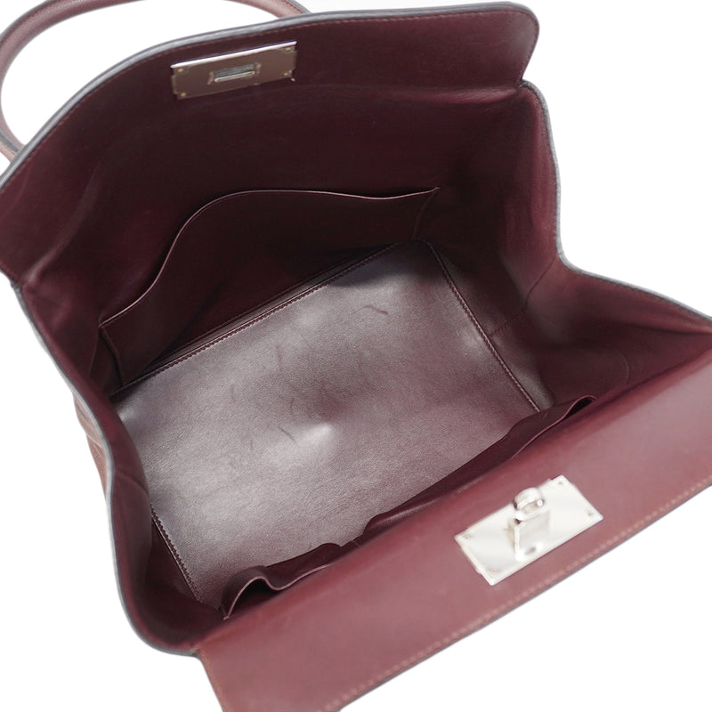 【6fe6618】エルメス ハンドバッグ ツールボックス26 エバーカラー ルージュアッシュ シルバー金具 A刻印 2wayバッグ【中古】レディース