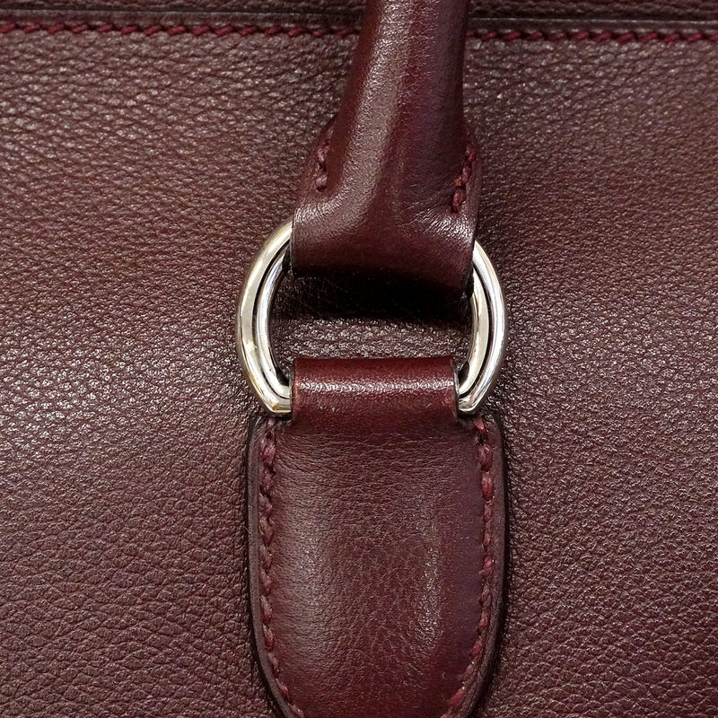 【6fe6618】エルメス ハンドバッグ ツールボックス26 エバーカラー ルージュアッシュ シルバー金具 A刻印 2wayバッグ【中古】レディース