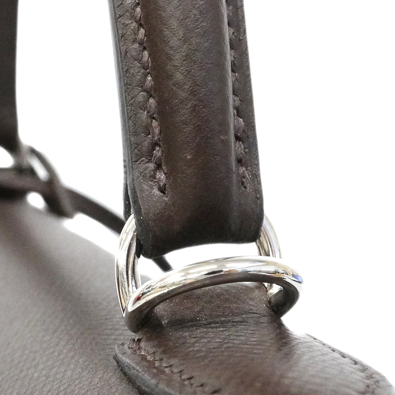 【6fe6619】エルメス ハンドバッグ ケリー35 ヴォーエプソン エコルセ シルバー金具 □N刻印 2wayバッグ【中古】レディース