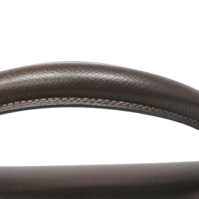 【6fe6619】エルメス ハンドバッグ ケリー35 ヴォーエプソン エコルセ シルバー金具 □N刻印 2wayバッグ【中古】レディース