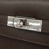 【6fe6619】エルメス ハンドバッグ ケリー35 ヴォーエプソン エコルセ シルバー金具 □N刻印 2wayバッグ【中古】レディース