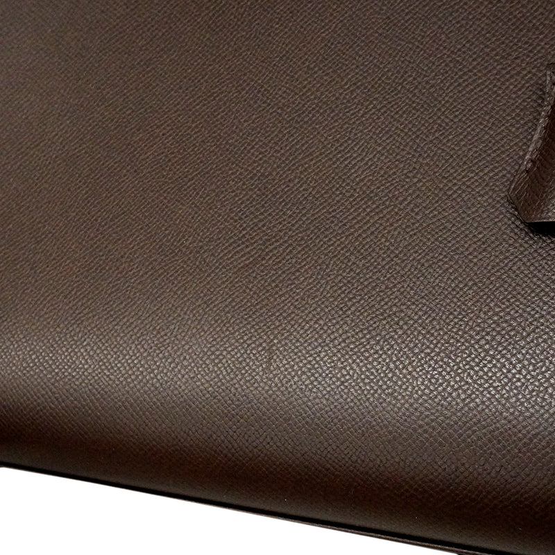 【6fe6619】エルメス ハンドバッグ ケリー35 ヴォーエプソン エコルセ シルバー金具 □N刻印 2wayバッグ【中古】レディース