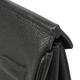 【6fe6621】エルメス ハンドバッグ オータクロア28 ヴォーエプソン ブラック シルバー金具 □J刻印【中古】レディース