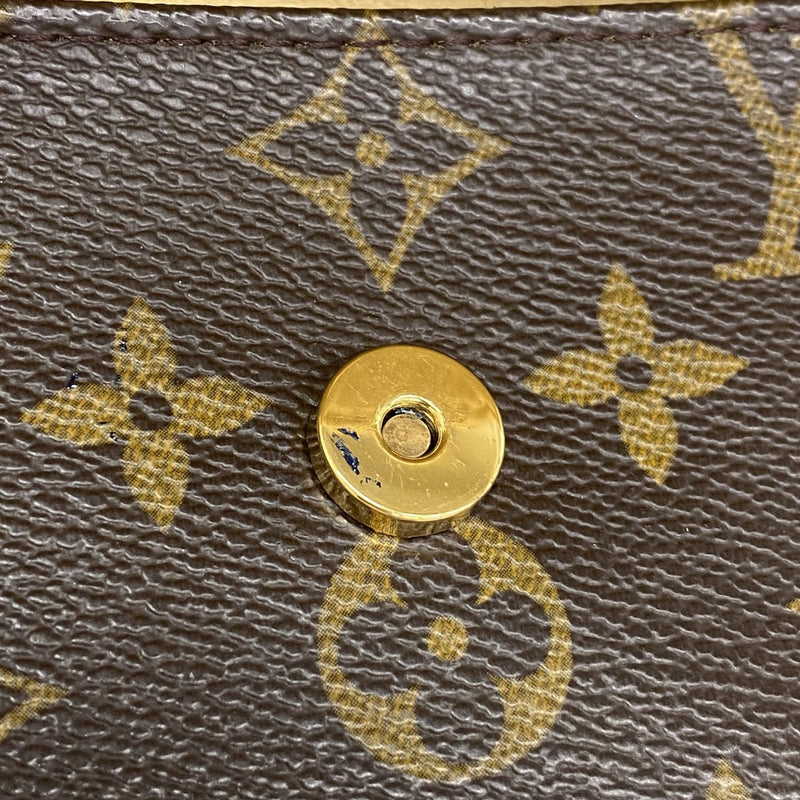 【6fe6626】ルイヴィトン ショルダーバッグ モノグラム ポシェットツインPM M51854 ブラウン【中古】レディース