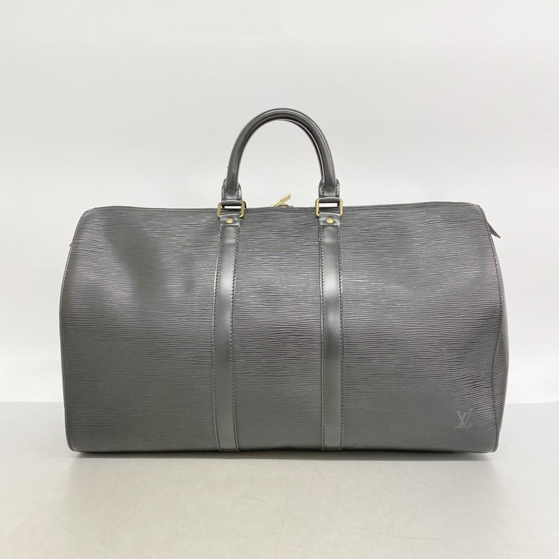【6fe6640】ルイヴィトン ボストンバッグ エピ キーポル50 M42962 ノワール【中古】メンズ レディース ユニセックス