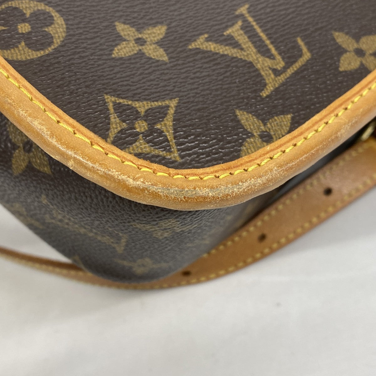 【6fe6659】ルイヴィトン ショルダーバッグ モノグラム ソローニュ M42250 ブラウン【中古】レディース