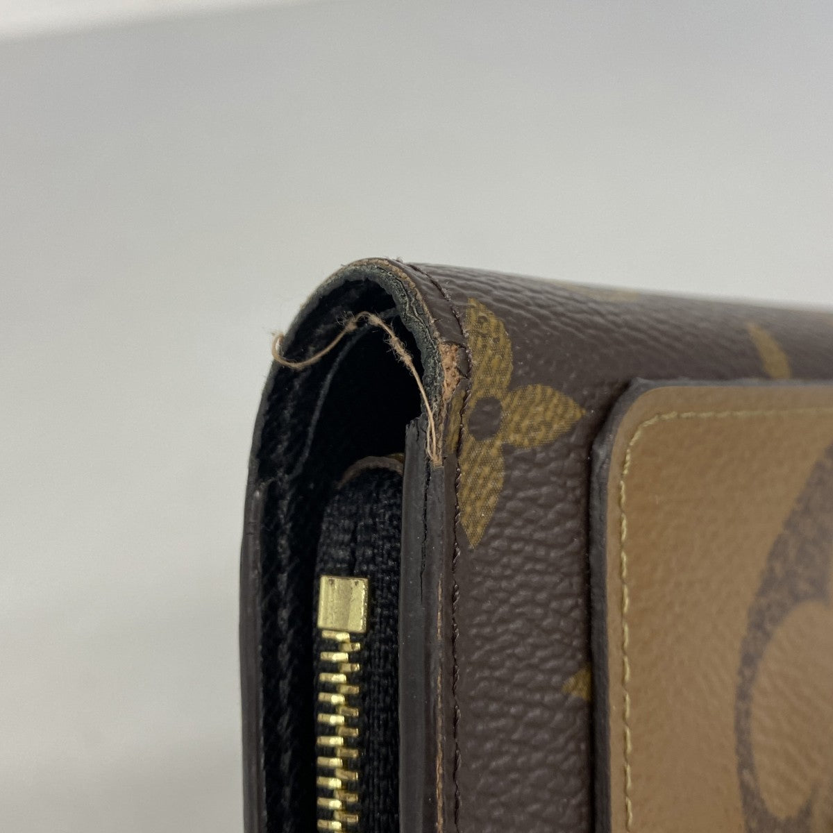 【6fe6666】ルイヴィトン 財布 モノグラム･リバース ポルトフォイユジュリエット M69432 ブラウン【中古】レディース