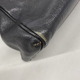 【6fe6689】カルティエ ハンドバッグ マルチェロ レザー ブラック シルバー金具【中古】レディース