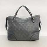 【6fe6703-k】グッチ ハンドバッグ グッチシマ 353120 レザー ブラック シャンパンゴールド金具 2wayバッグ【中古】レディース