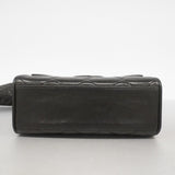 【6fe6709-k】シャネル ショルダーバッグ マトラッセ ラムスキン ブラック ゴールド金具【中古】レディース