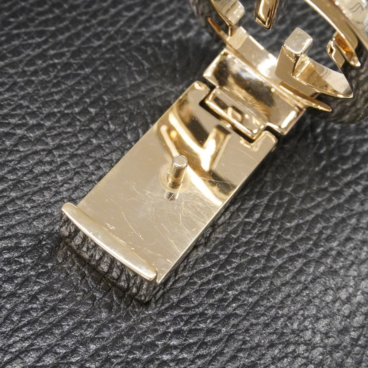 【6fe6721-k】グッチ ショルダーバッグ GGマーモント 510304 レザー ブラック ゴールド金具【中古】レディース