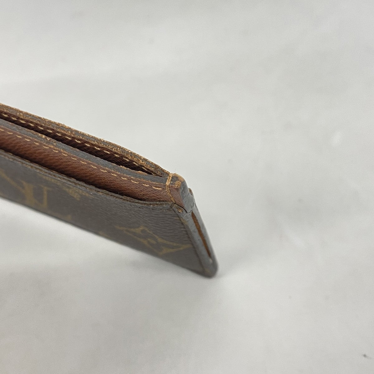 【6fe6744-k】ルイヴィトン カードケース モノグラム ポルトカルトサーンプル M61733 ブラウン【中古】メンズ レディース ユニセックス
