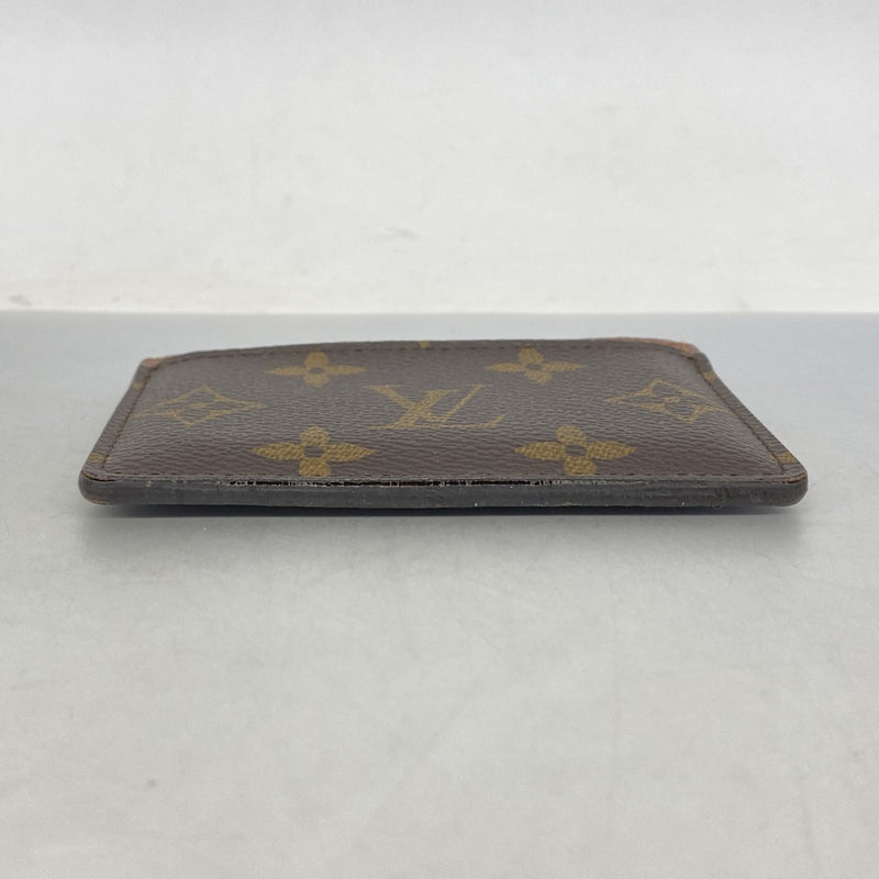 【6fe6744-k】ルイヴィトン カードケース モノグラム ポルトカルトサーンプル M61733 ブラウン【中古】メンズ レディース ユニセックス
