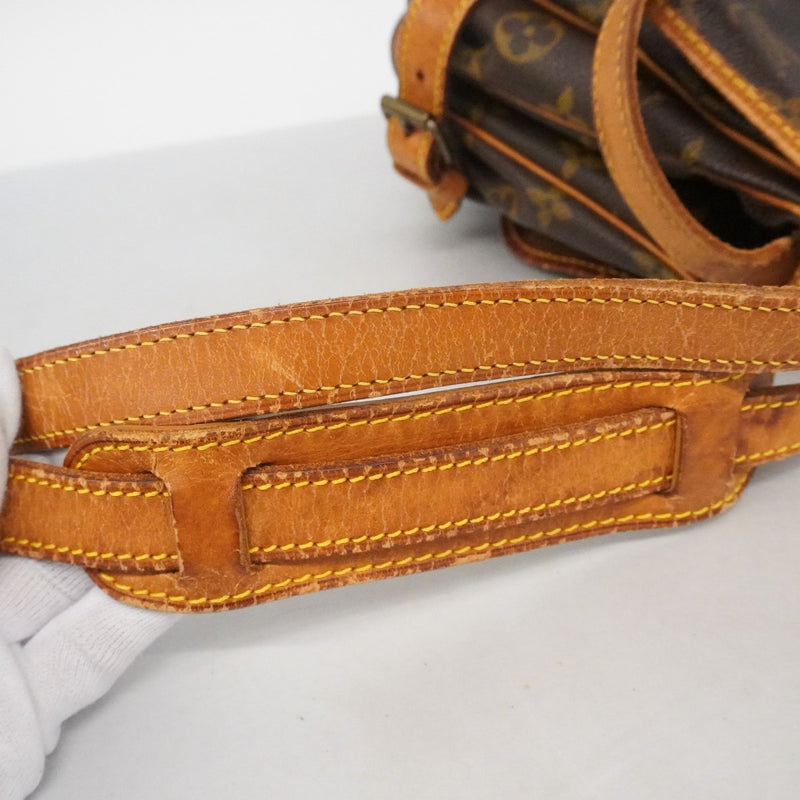 【6fe6747】ルイヴィトン ショルダーバッグ モノグラム ソミュール30 M42256 ブラウン【中古】レディース