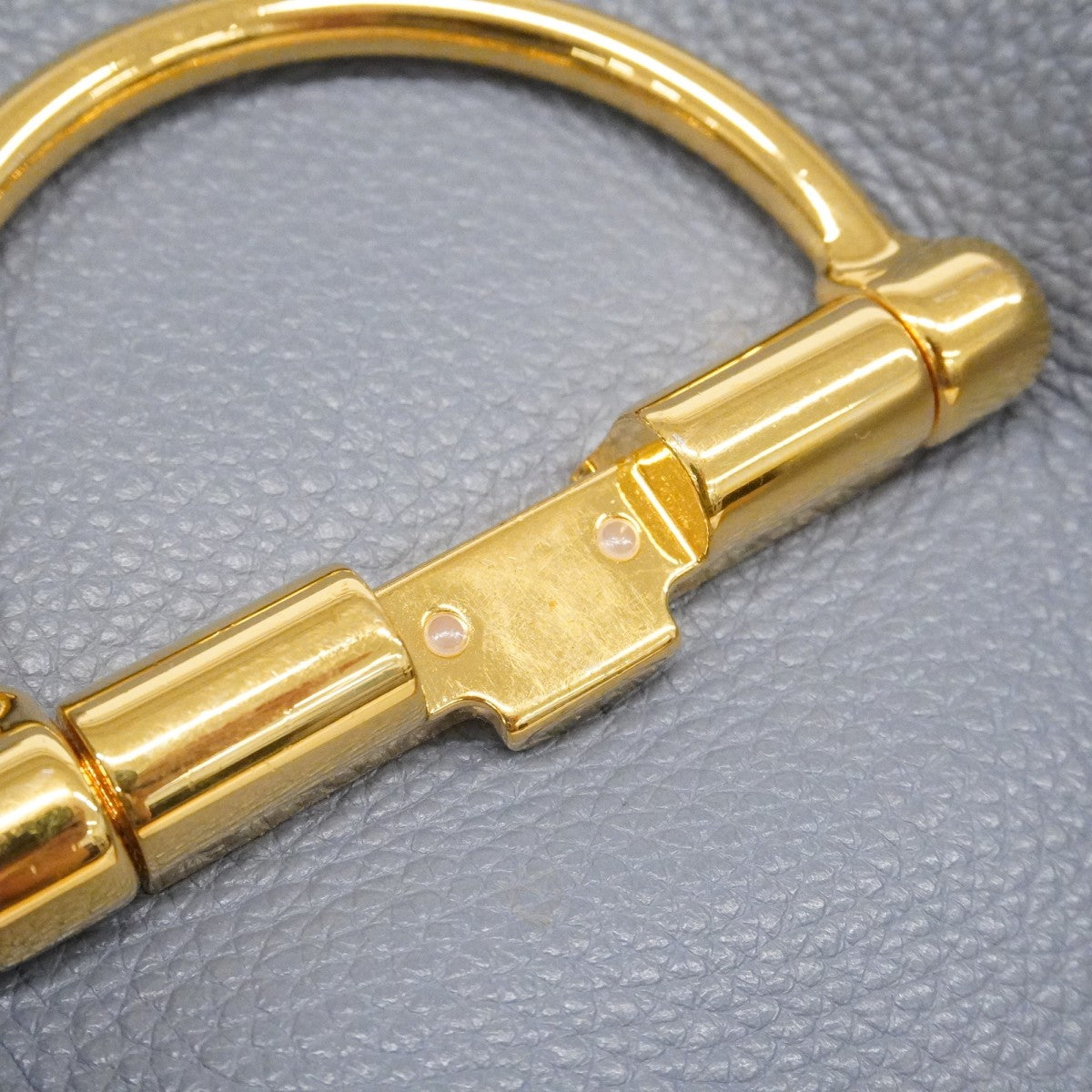 【6fe6753-k】グッチ ショルダーバッグ ソフトビット 837466 レザー ブルー ゴールド金具【中古】レディース