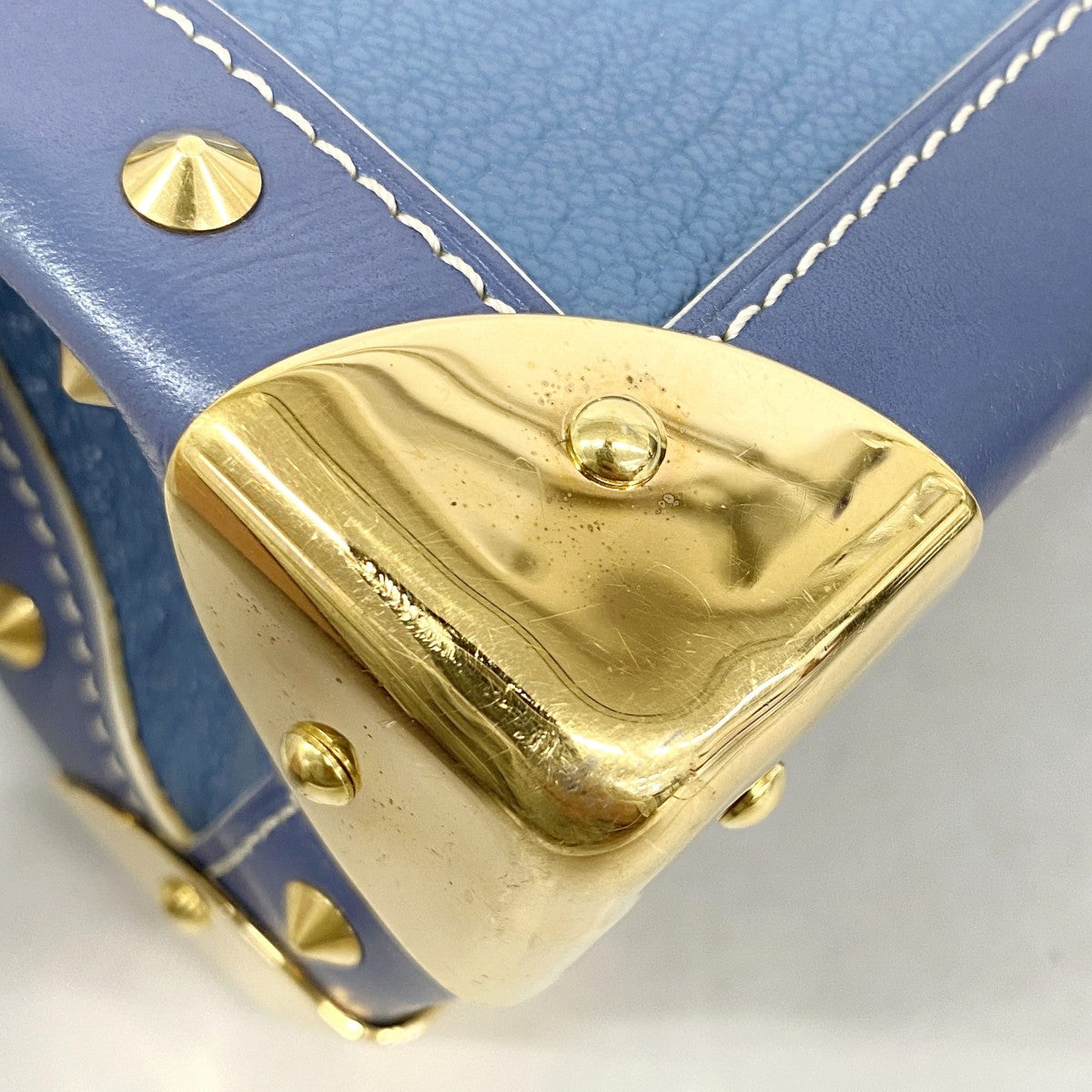 【6fe6761-k】ルイヴィトン ショルダーバッグ スハリ タランテュー M91821 ブルー【中古】レディース