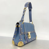 【6fe6761-k】ルイヴィトン ショルダーバッグ スハリ タランテュー M91821 ブルー【中古】レディース