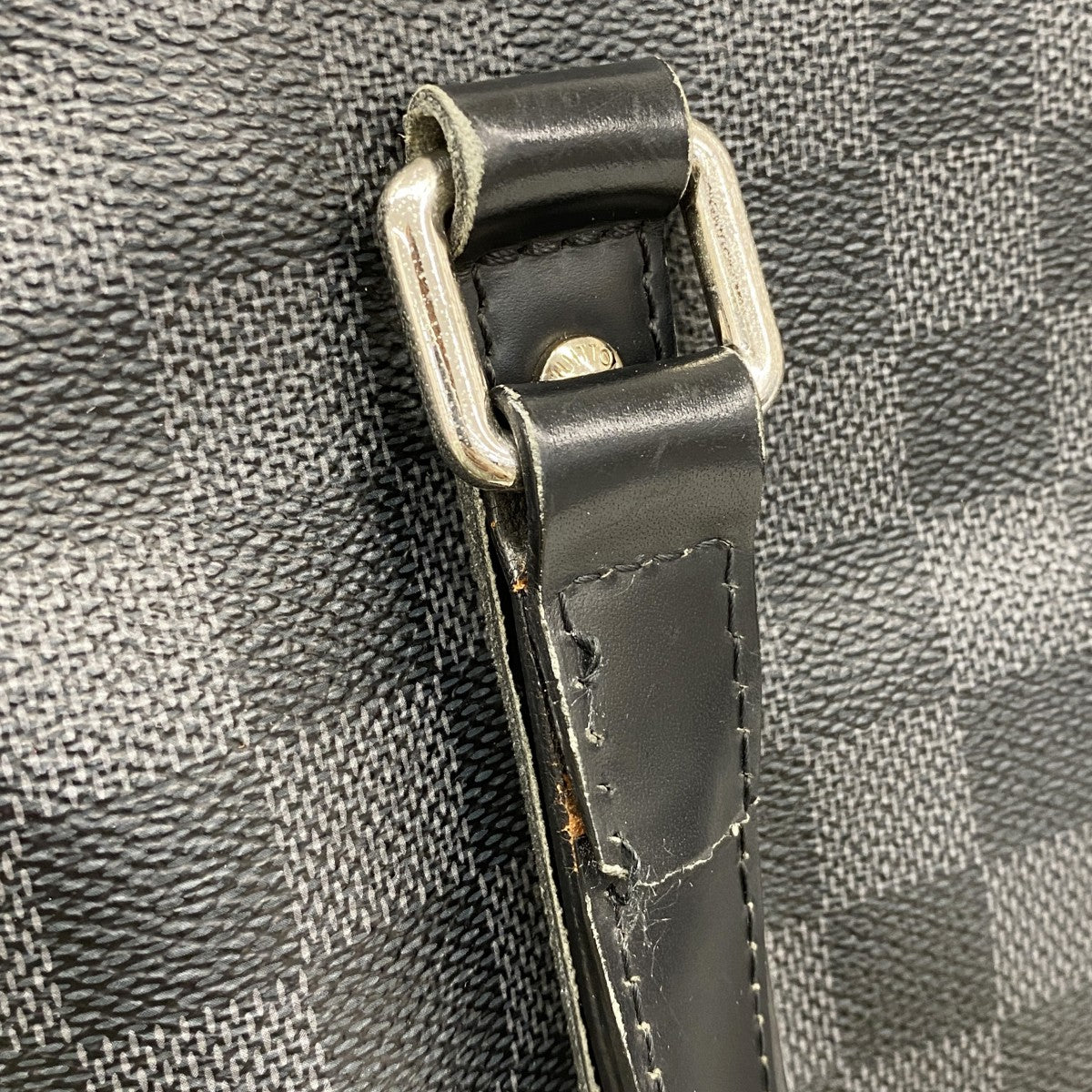 【6fe6762-k】ルイヴィトン ビジネスバッグ ダミエ・グラフィット タダオ N51192 ブラック 2wayバッグ【中古】メンズ