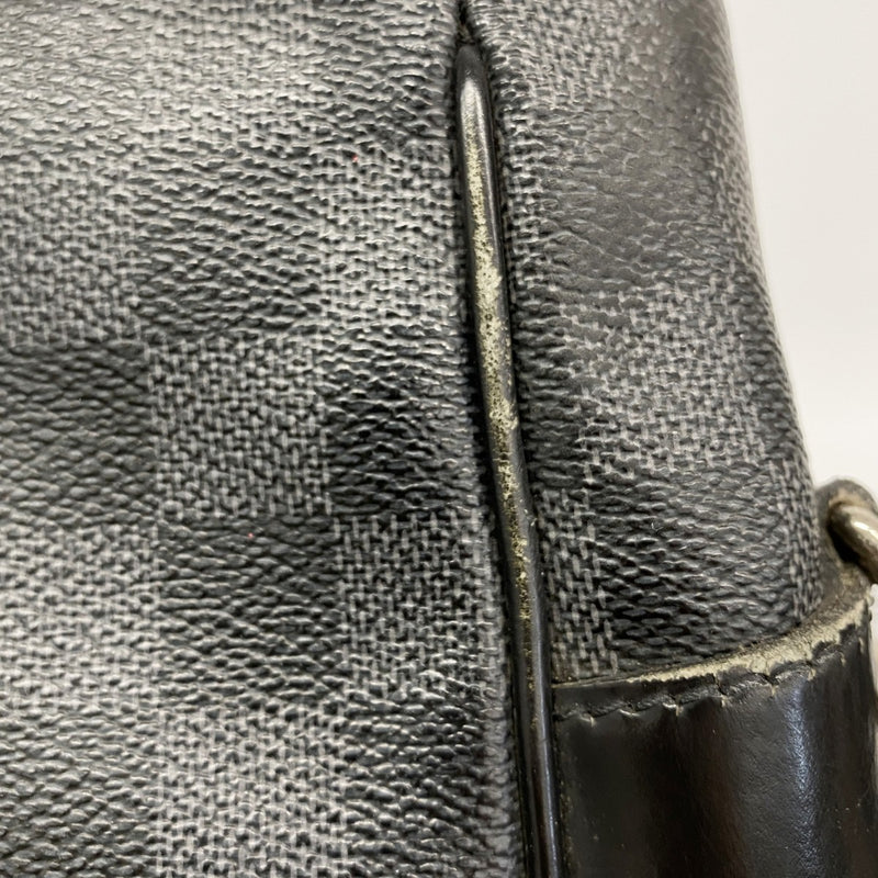 【6fe6762-k】ルイヴィトン ビジネスバッグ ダミエ・グラフィット タダオ N51192 ブラック 2wayバッグ【中古】メンズ