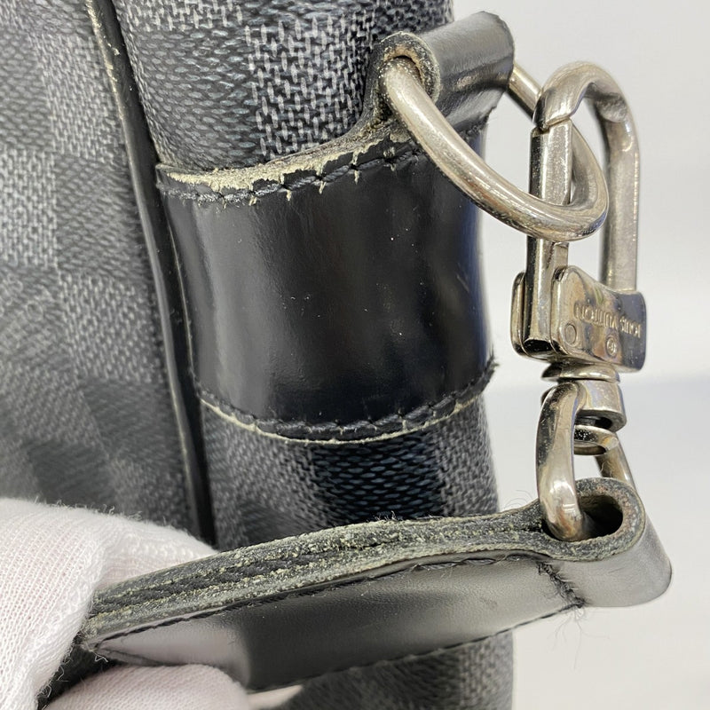 【6fe6762-k】ルイヴィトン ビジネスバッグ ダミエ・グラフィット タダオ N51192 ブラック 2wayバッグ【中古】メンズ