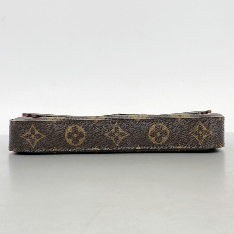【6fe6763-k】ルイヴィトン ショルダーウォレット モノグラム ポシェットフェリシー M61276 フューシャ【中古】レディース