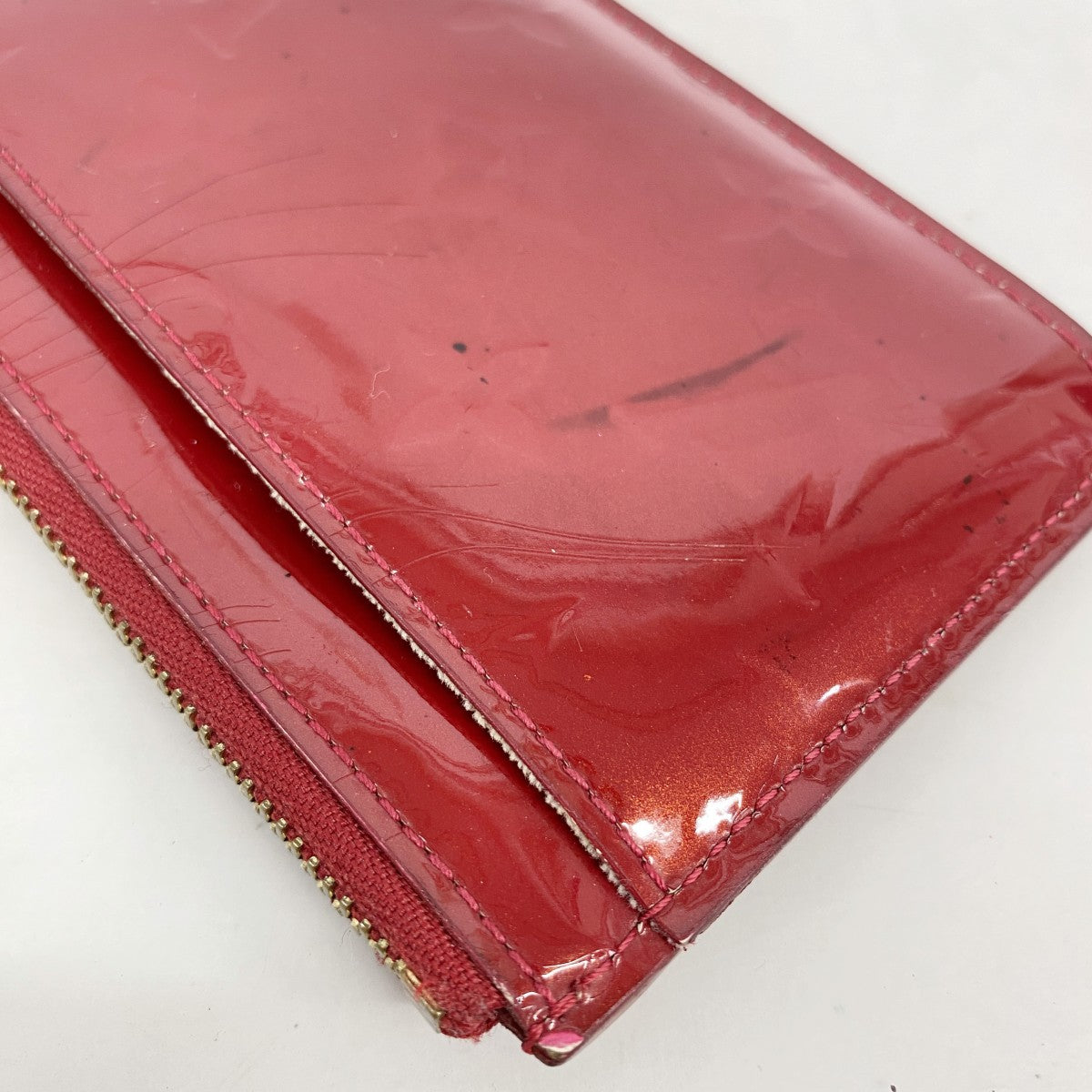 【6fe6764-k】ルイヴィトン コインケース ヴェルニ ポシェットクレNM M93559 ポムダムール【中古】レディース