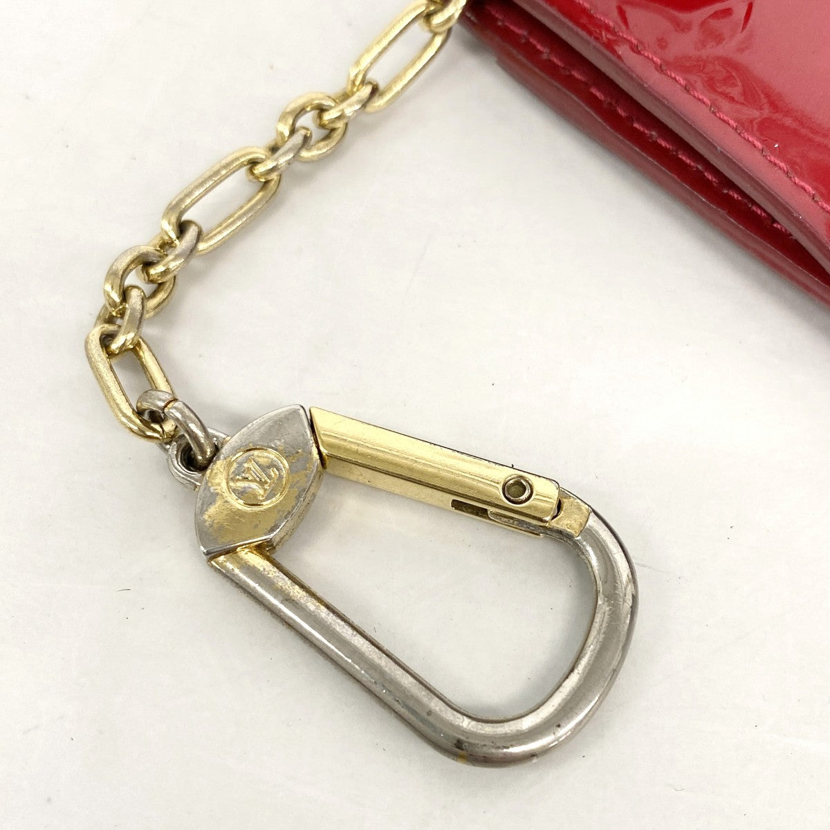 【6fe6764-k】ルイヴィトン コインケース ヴェルニ ポシェットクレNM M93559 ポムダムール【中古】レディース