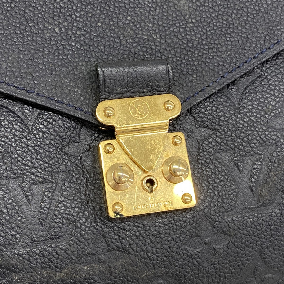 【6fe6776-k】ルイヴィトン ハンドバッグ モノグラム・アンプラント メティス M40808 ノワール【中古】レディース