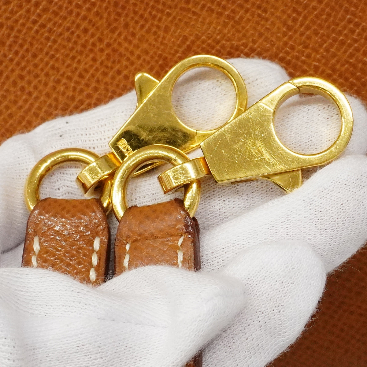 【6fe6785】エルメス ハンドバッグ ケリー28 クシュベル ゴールド ゴールド金具 ○X刻印 2wayバッグ【中古】レディース