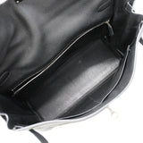 【6fe6786】エルメス ハンドバッグ ケリー35 トゴ ブラック シルバー金具 □N刻印 2wayバッグ【中古】レディース