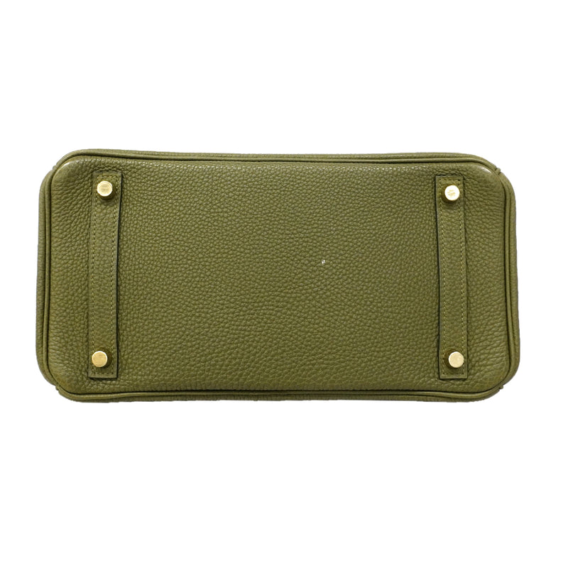 【6fe6788】エルメス ハンドバッグ バーキン30 トゴ カノピ ゴールド金具 □M刻印【中古】レディース