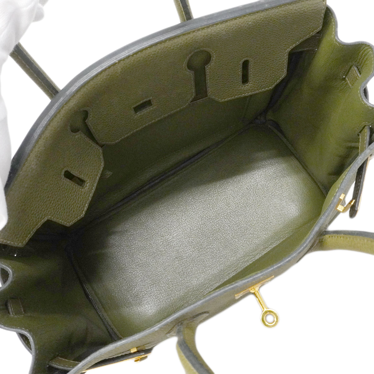 【6fe6788】エルメス ハンドバッグ バーキン30 トゴ カノピ ゴールド金具 □M刻印【中古】レディース
