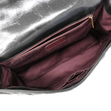 【6fe6791-k】シャネル ハンドバッグ マトラッセ チェーンショルダー レザー ブラック ゴールド金具 2wayバッグ【中古】レディース