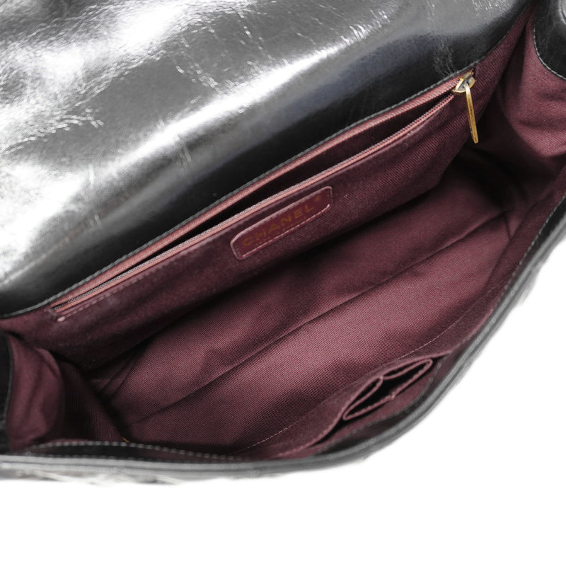 【6fe6791-k】シャネル ハンドバッグ マトラッセ チェーンショルダー レザー ブラック ゴールド金具 2wayバッグ【中古】レディース