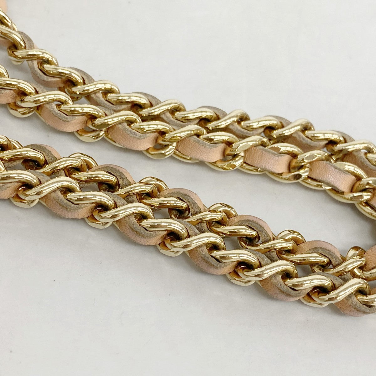 【6fe6797-k】シャネル トートバッグ キャンバス ピンク オレンジ ゴールド金具【中古】レディース