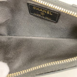 【6fe6798-k】シャネル 長財布 カメリア キャビアスキン ブラック シャンパンゴールド金具【中古】レディース