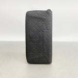 【6fe6800-k】ルイヴィトン 長財布 モノグラム・シャドウ ジッピーウォレットヴェルティカル M62902 ノワール【中古】メンズ