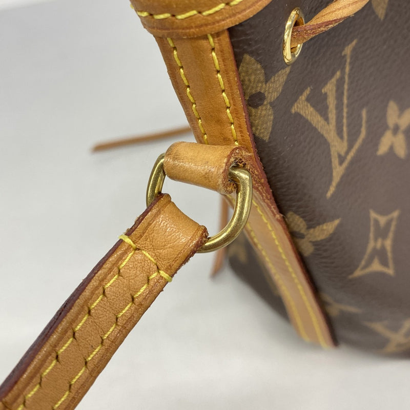 【6fe6812-k】ルイヴィトン ショルダーバッグ モノグラム ナノノエ M41346 ブラウン【中古】レディース