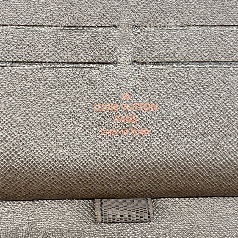 【6fe6815-k】ルイヴィトン 長財布 ダミエ ジッピーオーガナイザー N60003 エベヌ【中古】メンズ レディース ユニセックス
