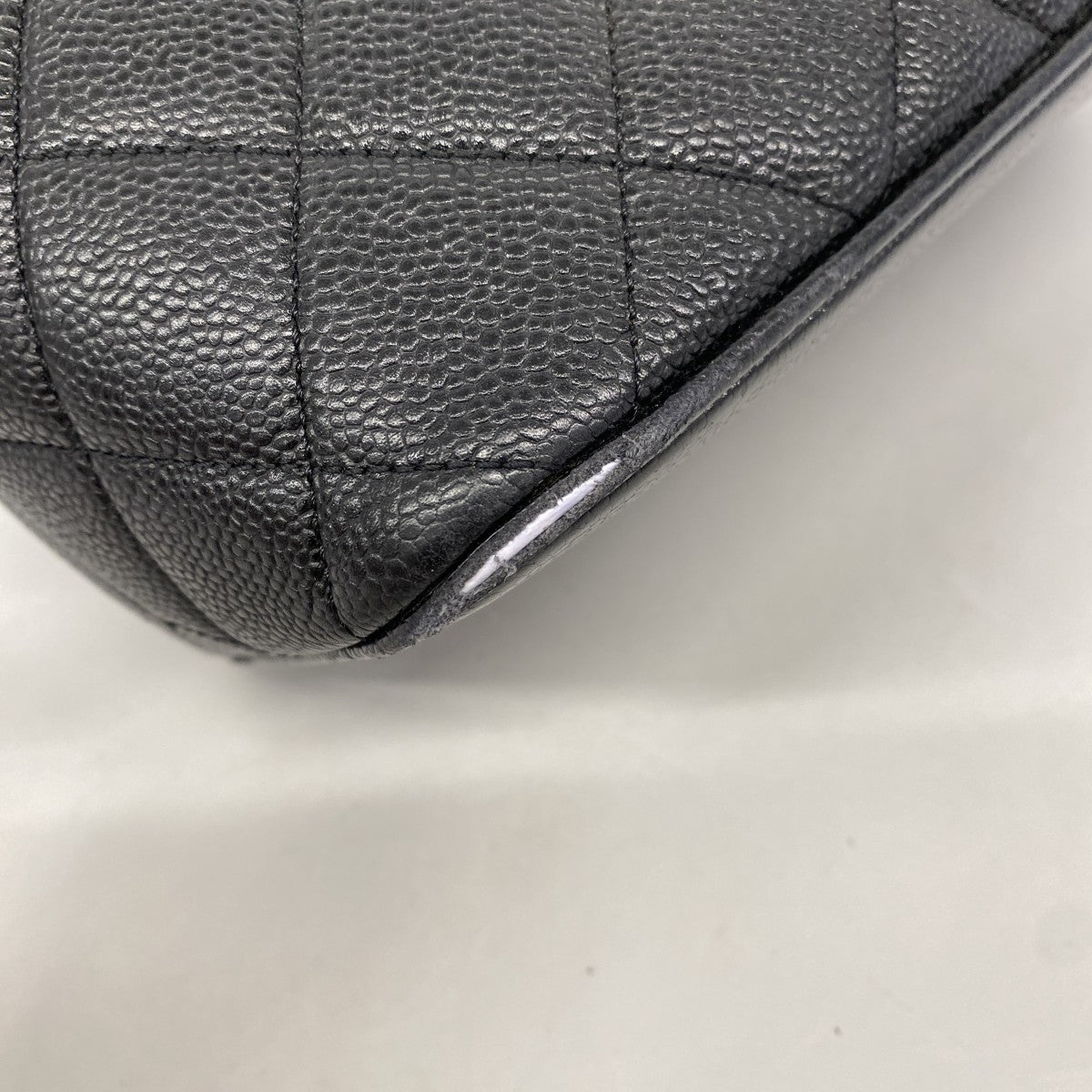 【6fe6823】シャネル トートバッグ 復刻トート キャビアスキン ブラック ゴールド金具【中古】レディース